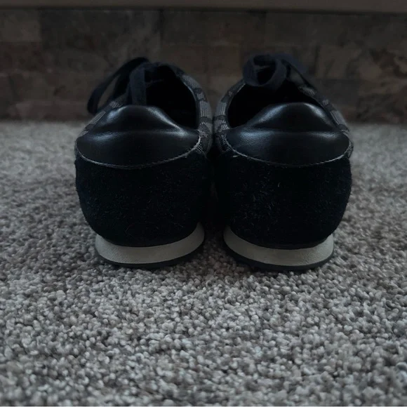 Coach Womens 7.5B Coach Black Gray Sneakers EUC - Picture 5 of 6